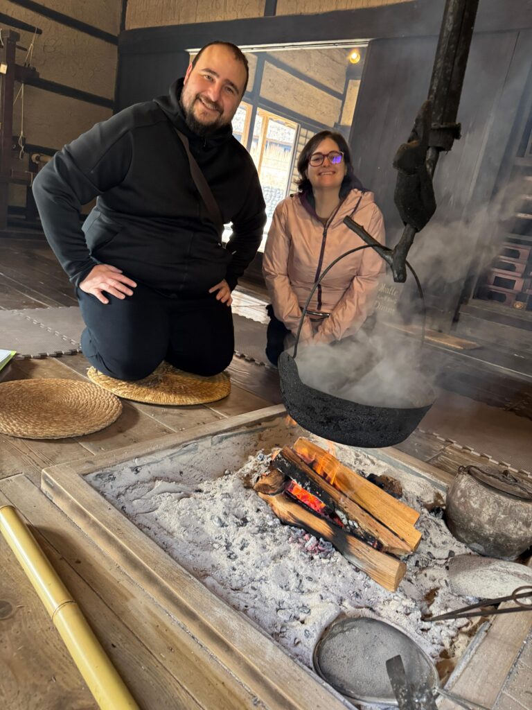 Cocina tradicional irori en Japón